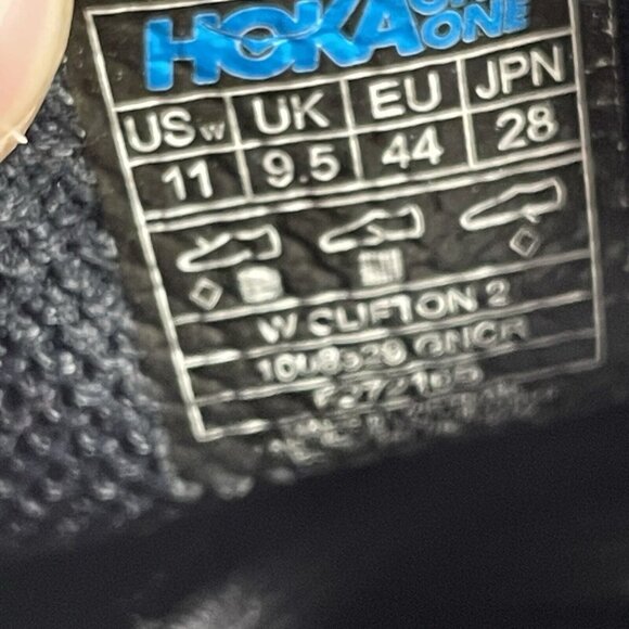 HOKA One One Clifton 2 Women’s Size 11 Running Shoes Grey - Picture 10 of 10